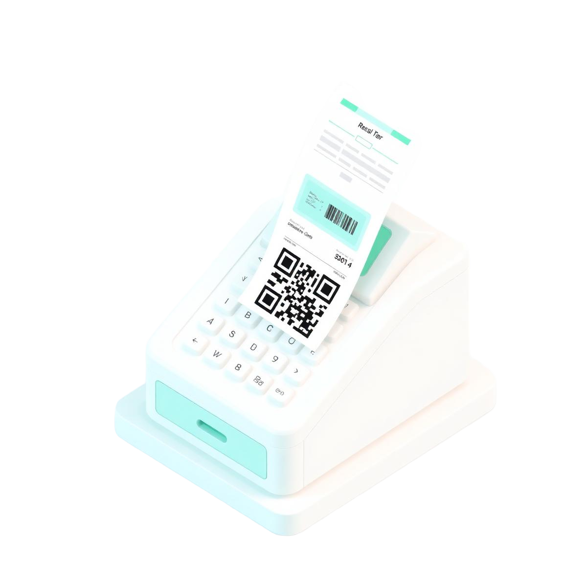 Фискальная ККМ печатает чек с QR-кодом